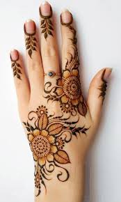 Beautiful Punjabi Mehandi Designs for Back of Hands