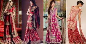 Beautiful Pakistani Bridal Dresses For Barat Day 2017 2018 Images