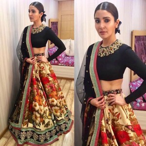 Celebrity Designer Blouse Designs for Lehenga 2017