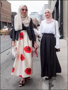 Hijab with skirt for modern girls