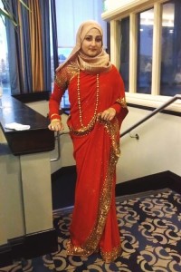 Modest Saree with Hijab