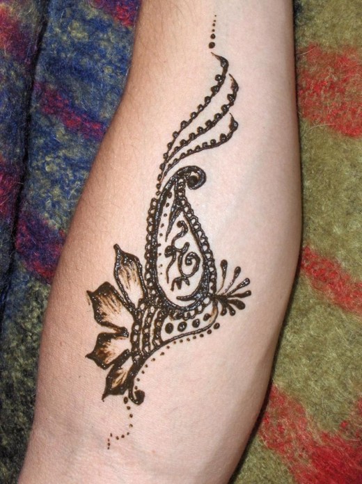 New Style Arm Henna Design for Eid 2017