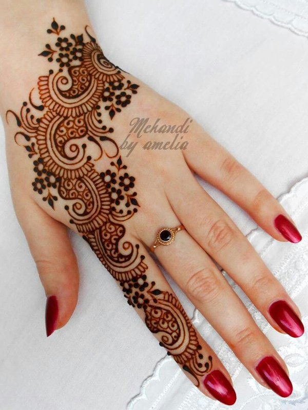 New Style Arabic Henna Design for Eid 2017