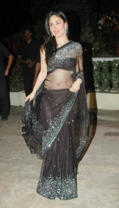 Party Wear Black Saree Designs for Pakistani and Indian Girls