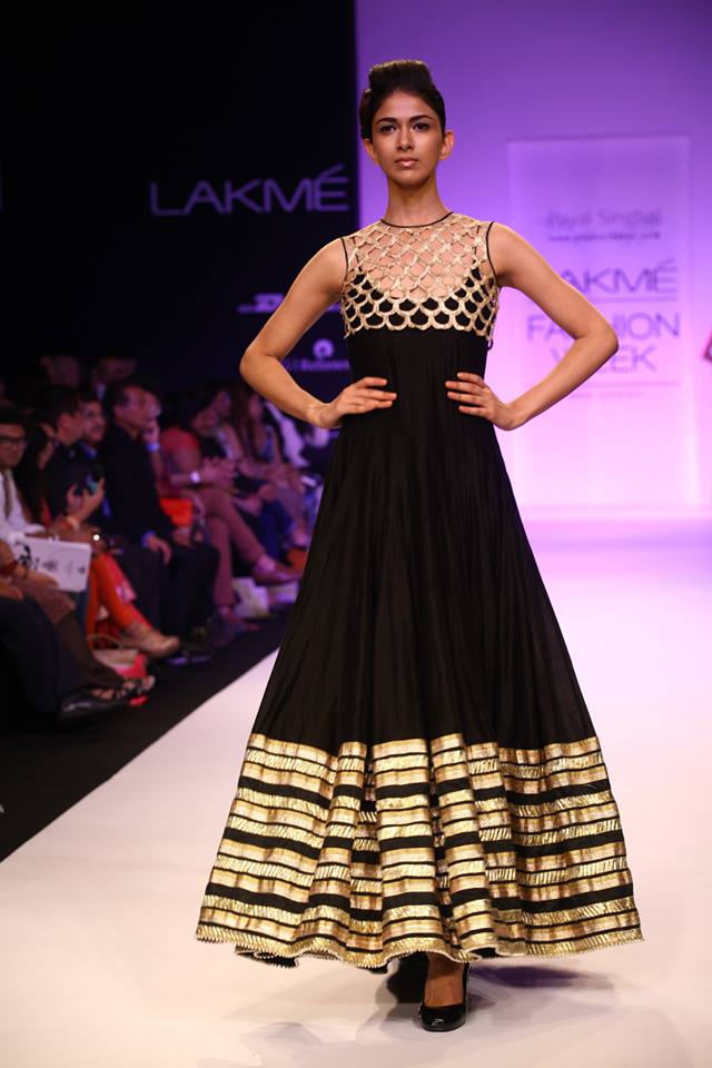 Pakistani and Indian black Party Wear Black Anarkali Frock