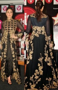 Kareena Kapoor in black Party Wear Black Frock