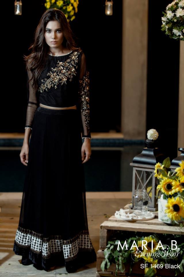 Formal Black Lehnga Choli Design For Indian and Pakistani Girls