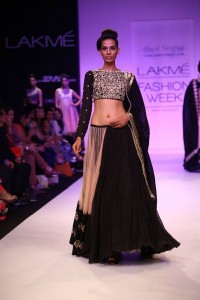 Formal Black Lehnga Choli Design For Indian and Pakistani Girls