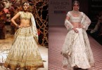 Indian and Pakistani Party Wear whit or beige Designer Lehenga 2017 2018