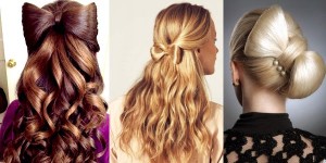 cute bow hairstyle for back to school