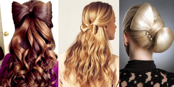 cute bow hairstyle for back to school