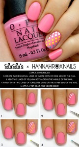 Polka Dot DIY Nail Art Designs