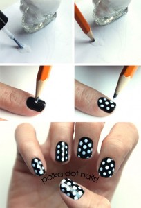 Polka Dot DIY Nail Art Designs