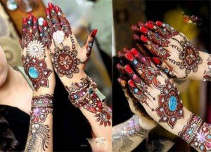 Easy Round Design Gol Tikka Mehndi for Hands 2018