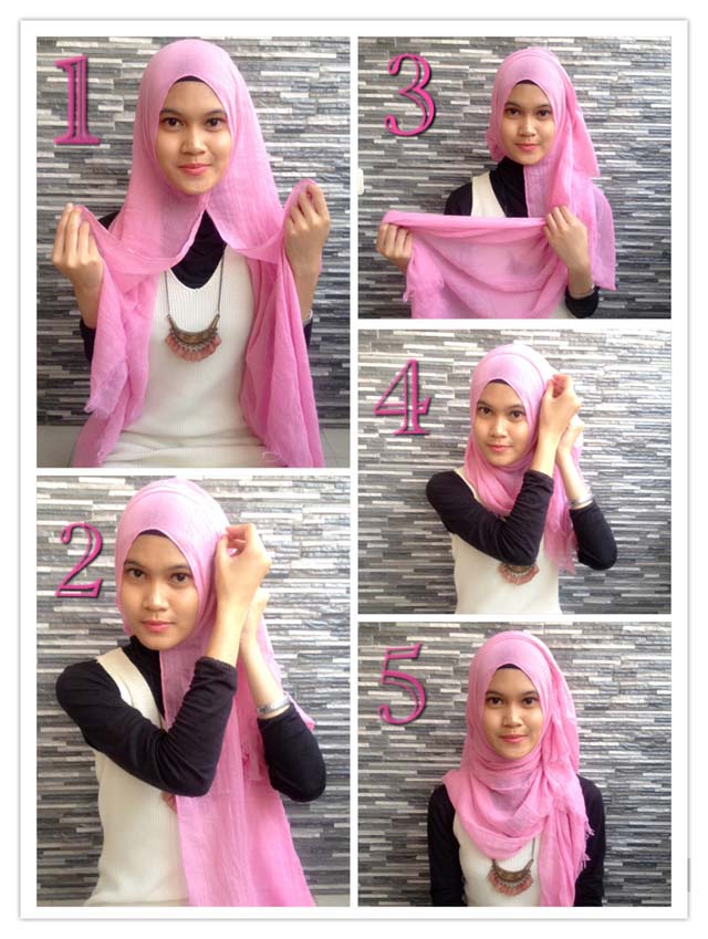 Modern Hijab Styles Step by Step Tutorials 