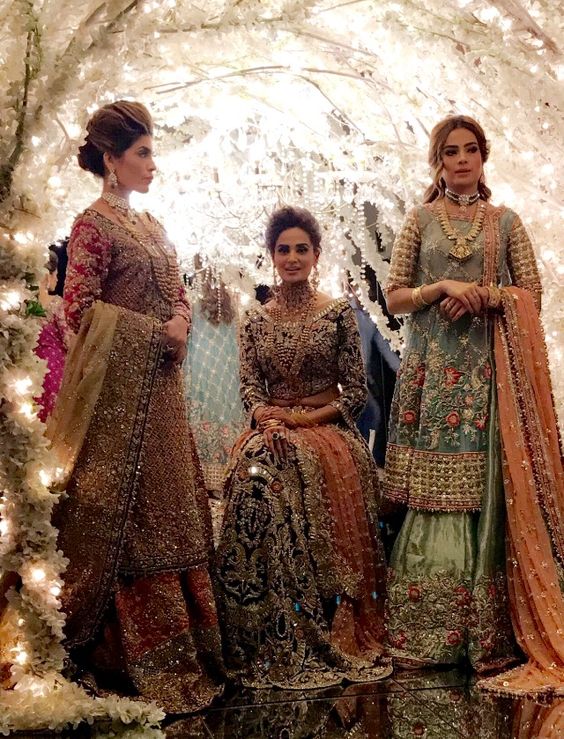 Pakistani Bridal Dresses for Barat Day 