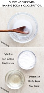 DIY Face Scrub Coconut and Baking Soda