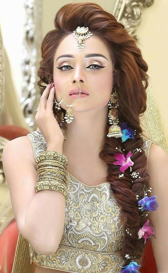 New Pakistani Bridal Hairstyles To Look Stunning FashionGlint