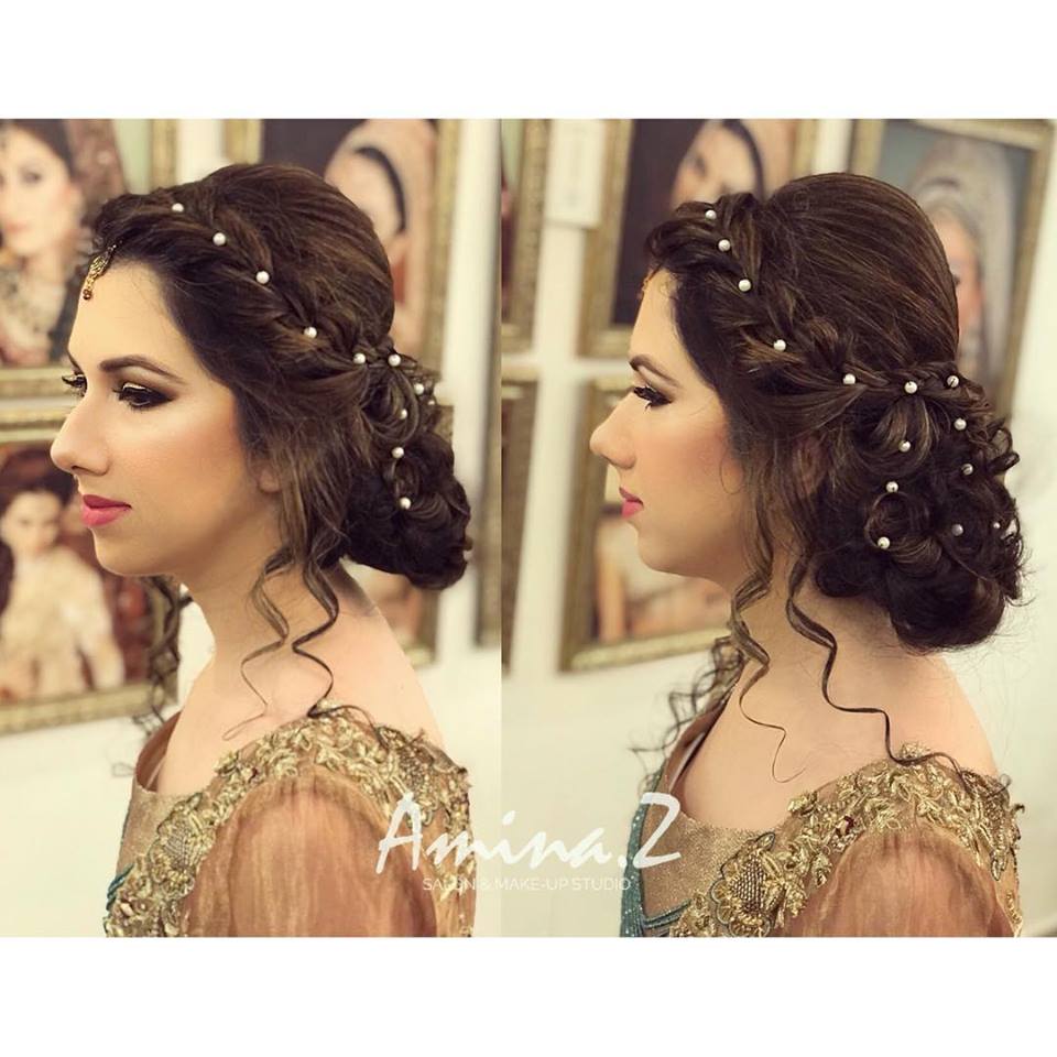 New Pakistani Bridal Hairstyles for Weddings