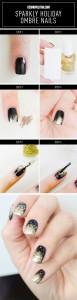 Easy Glitter Nail Art Designs Step by Step at Home