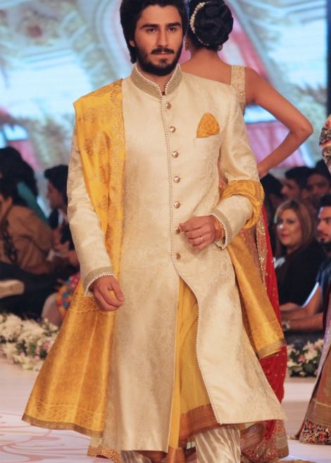 Pakistani Sherwani Designs for Groom