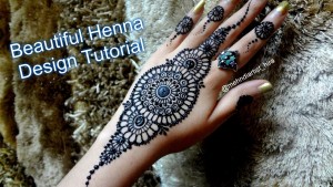 Round Arabic Mehndi Designs