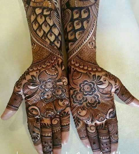 Bridal Arabic Mehndi Designs