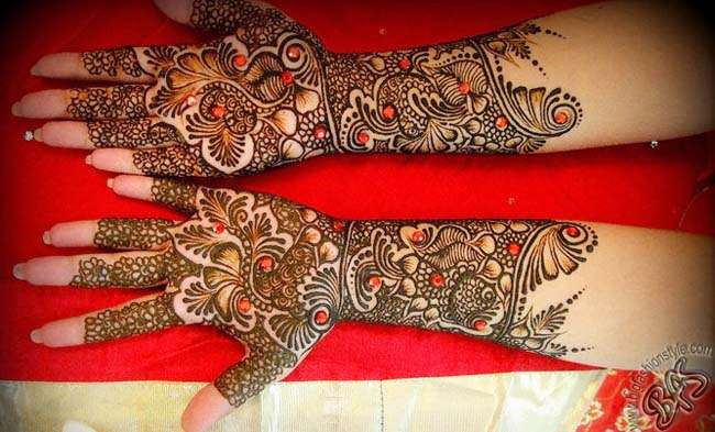 Bridal Arabic Mehndi Designs