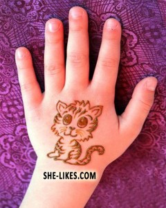 Arabic Mehndi Designs for Kids