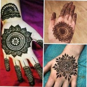 Round Arabic Mehndi Designs