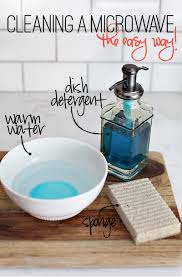 Microwave Cleaning Hack with Dish Soap