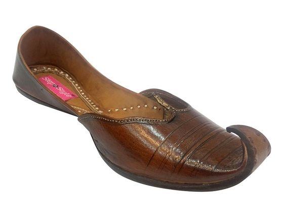 Brown Mens leather Khussa Shoes For Every Occasion