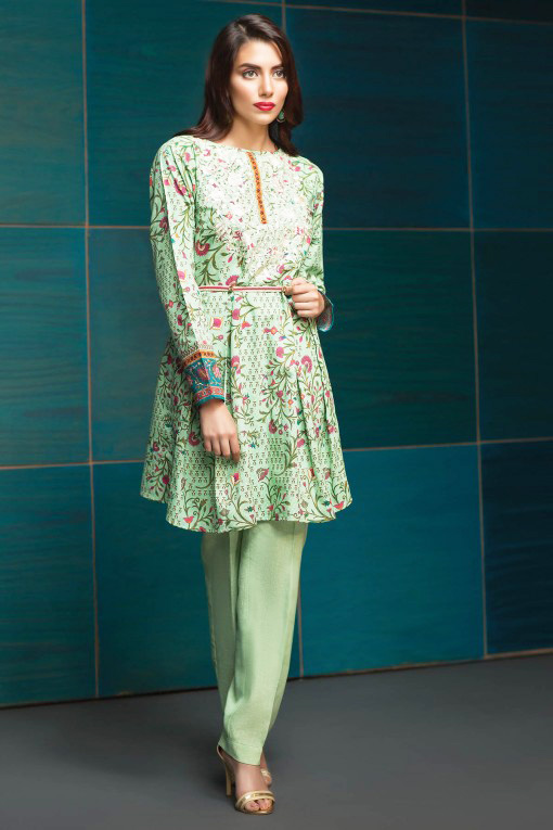 Lawn Dresses Stitching Designs Pakistani for Shirts