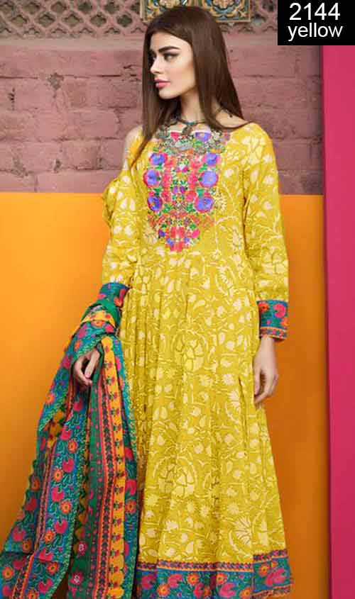 Lawn Dresses Stitching Designs Pakistani for Shirts