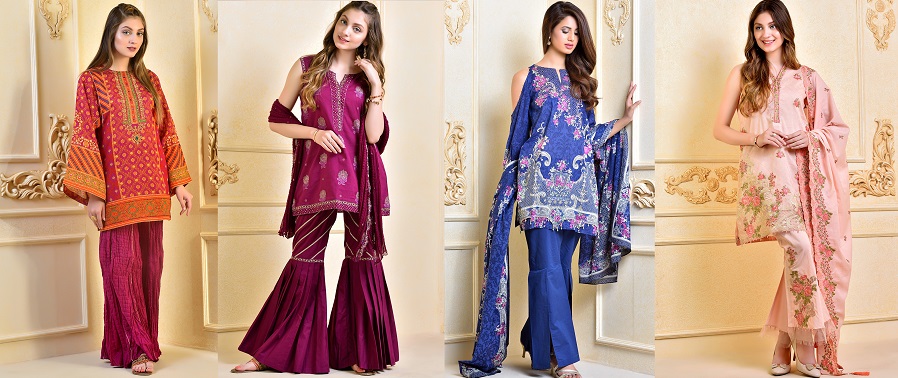 Stylish Lawn Dresses Stitching Designs In Pakistan