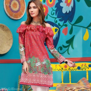 Lawn Dresses Stitching Designs Pakistani for Neckline