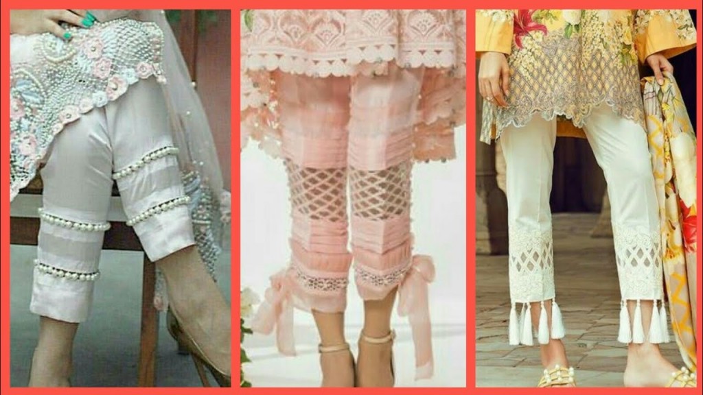 Straight Trouser Designs 2018 In Pakistan