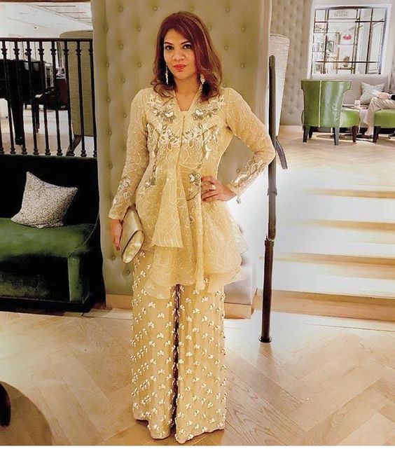 Wide Length Trouser Designs 2018 In Pakistan