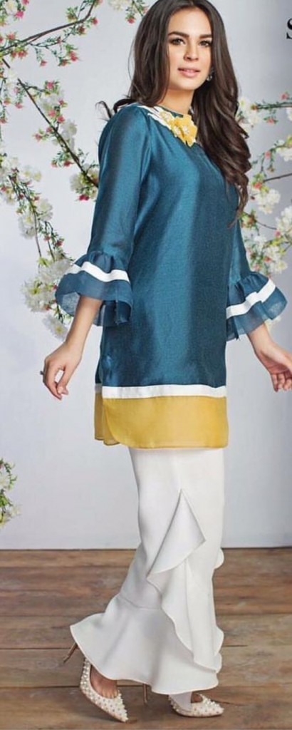 Bell Bottom Trouser Designs 2018 In Pakistan