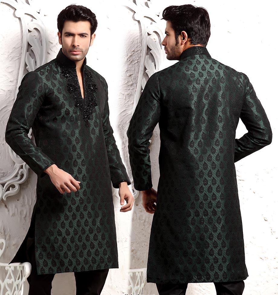 Black Pathani Suits for Wedding
