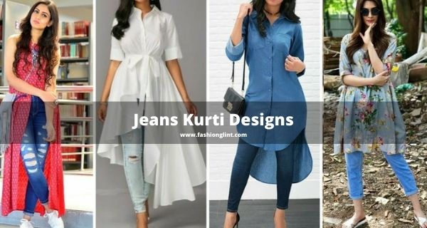 Jeans Kurti Designs for ladies